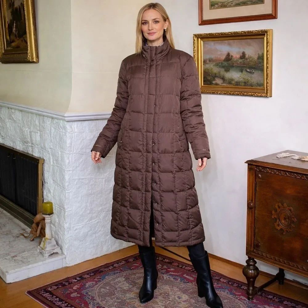 Wind River Down Puffer Coat Aubergine Purple